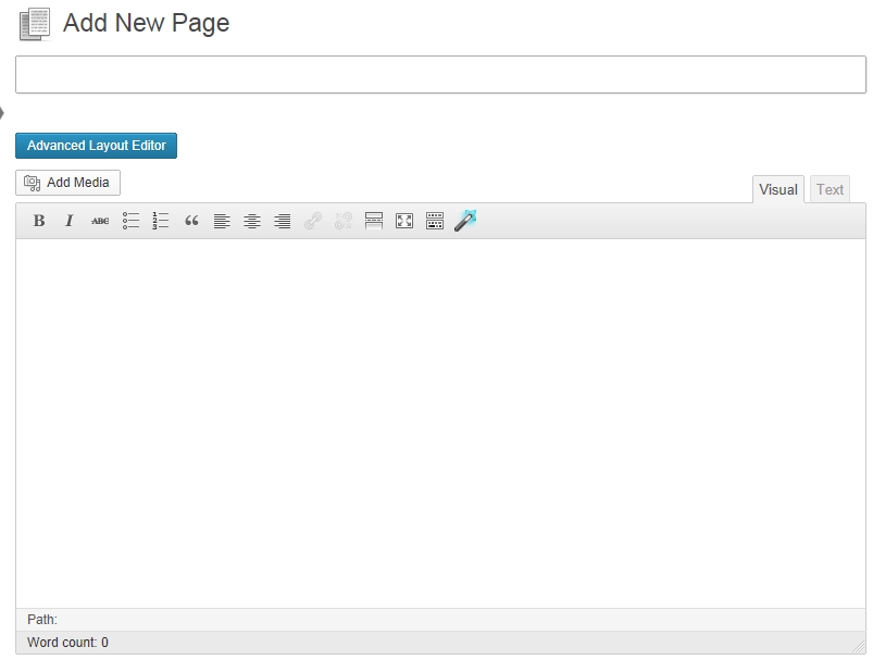 wordpressaddnewpage